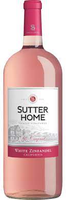 SUTTER HOME WHITE ZINFANDEL 1.5 LITER