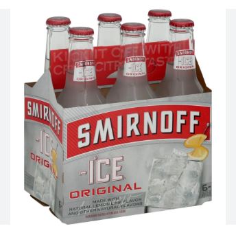 Smirnoff Ice Orignal 6pk Bottle