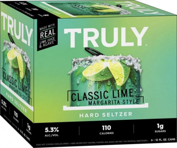 TRULY Classic Lime 12oz-6pk CANS