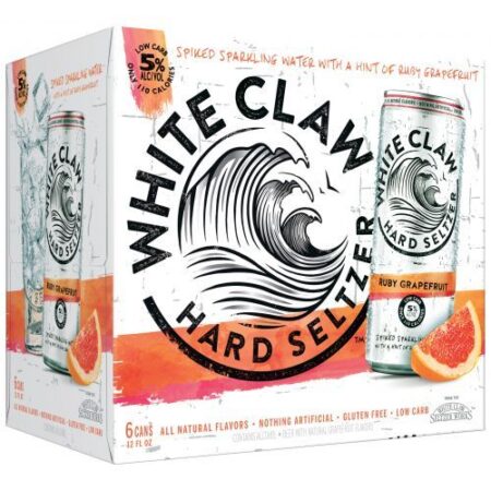 White Claw Ruby Grapefruit 12oz-6pk CANS