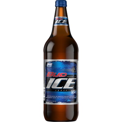 BUD ICE 32oz bottles