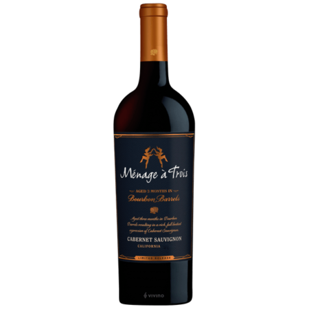 MENAGE a TROIS BOURBON BARREL CABERNET SAUVIGNON 750ML