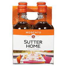 SUTTER HOME MOSCATO 4PK-187ML