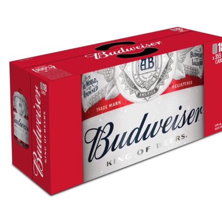 BUDWEISER 18pk Cans / bottles