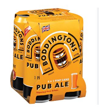 Boddington 4pk cans