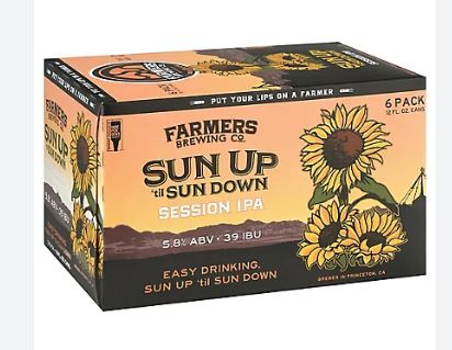 Farmers SunUp SunDown Ssn IPA 6pk CAN