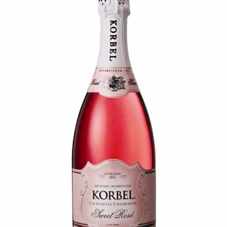 KORBEL CHAMPAGNE SWEET ROSE 750ML