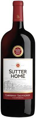 SUTTER HOME RED CABERNET SAUVIGNON 1.5 LITER