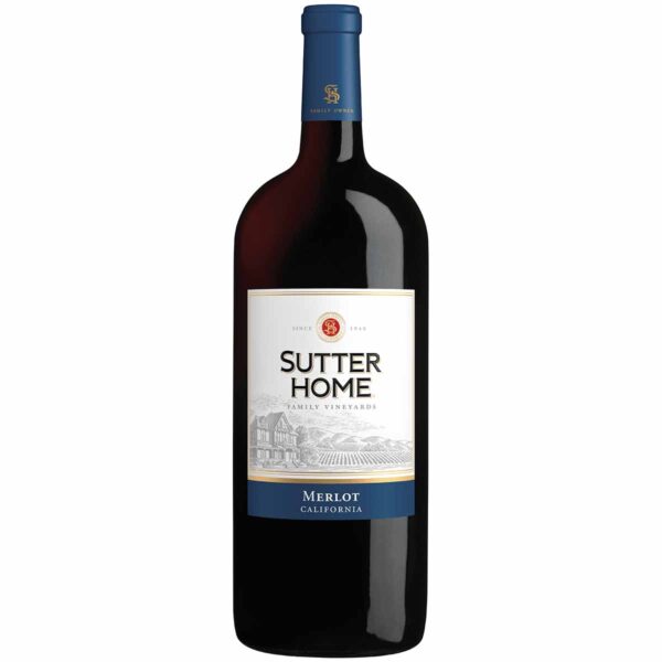 SUTTER HOME RED MERLOT 1.5 LITER