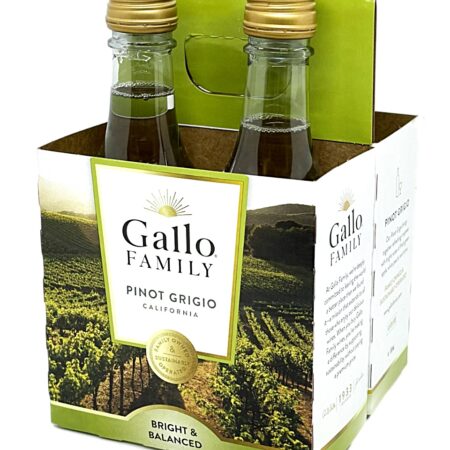 GALLO FAMILY WHITE PINOT GRIGIO 4PK-187ML