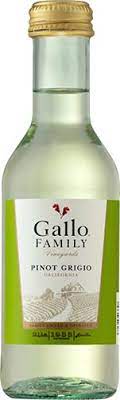 GALLO FAMILY WHITE PINOT GRIGIO 187ML