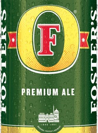 Fosters Premium Ale Green 24oz CANS