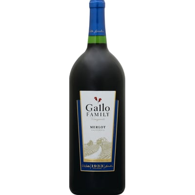 GALLO FAMILY RED MERLOT 1.5 LITER