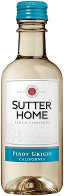 SUTTER HOME WHITE PINOT GRIGIO 187ML