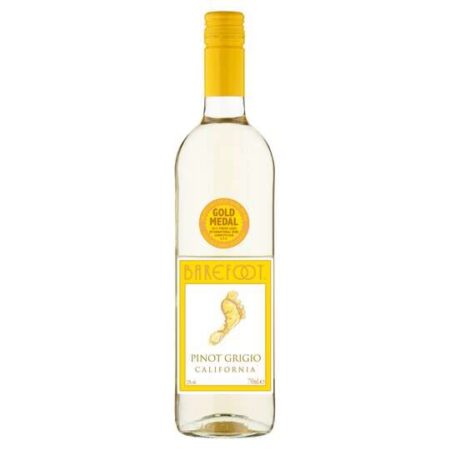 BAREFOOT WHITE PINOT GRIGIO 750ML