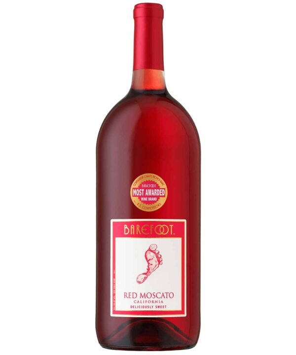 BAREFOOT RED MOSCATO 1.5 LITER