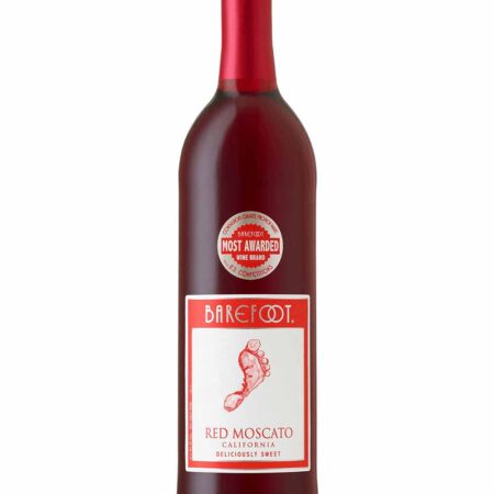 BAREFOOT RED MOSCATO 750ML