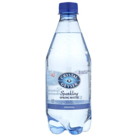 CRYSTAL GEYSER SPARKLING WATER 18 oz